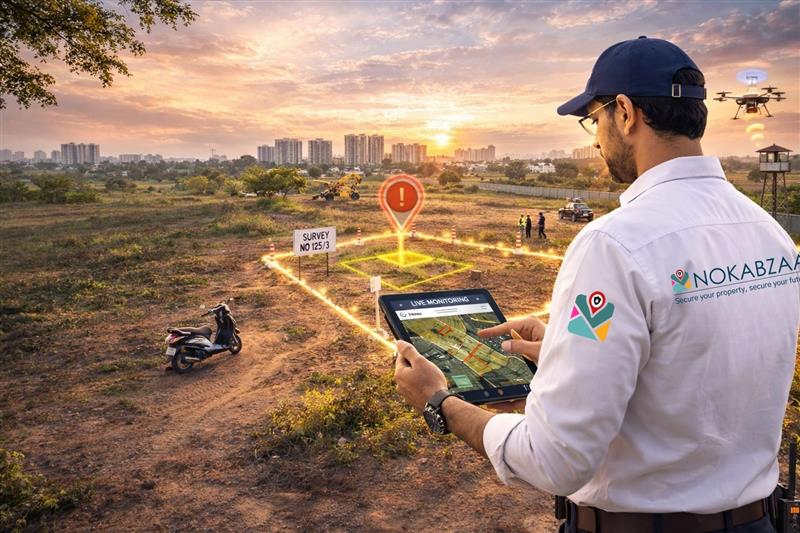 Land monitoring illustration